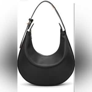 New Shoulder Handbags 3 Ways Adjust Strap, Waterproof Clutche Purses Hobo black